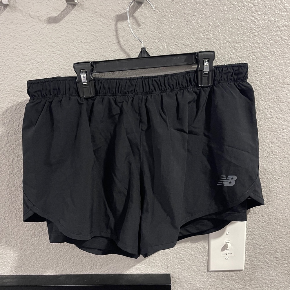 New Balance Charcoal Athletic Shorts